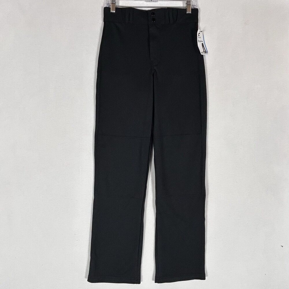 Champro NEW MVP Open Bottom Relaxed Fit Baseball Pants Youth XL Black NWT